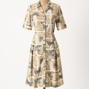 Girls from Savoy Anthropologie corduroy shirtdress